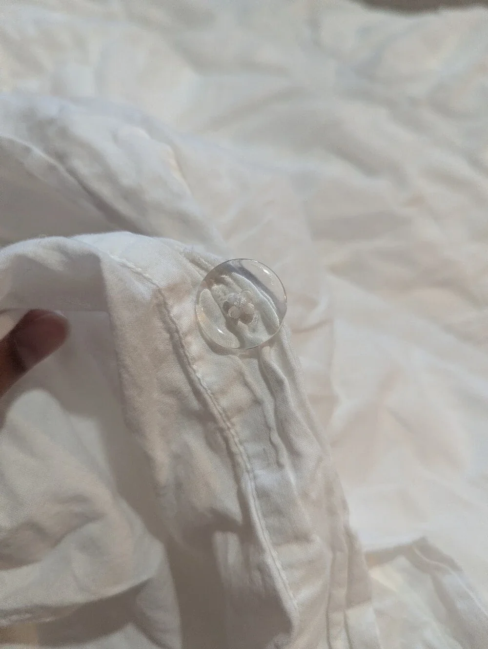 Pottery Barn Hadley Ruched Duvet Cover Full Queen White Voile Cotton Romantic